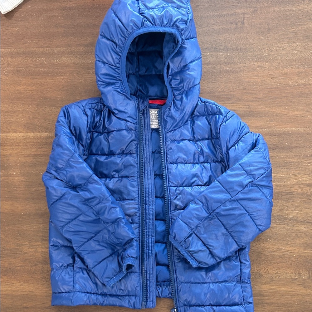 Primary 3T Kids Blue Puffer Jacket